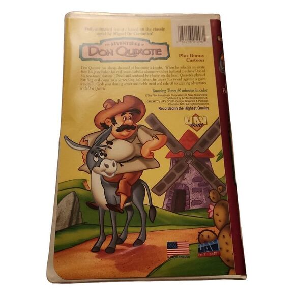 UAV Gold The Adventures of Don Quixote VHS - Picture 2 of 3